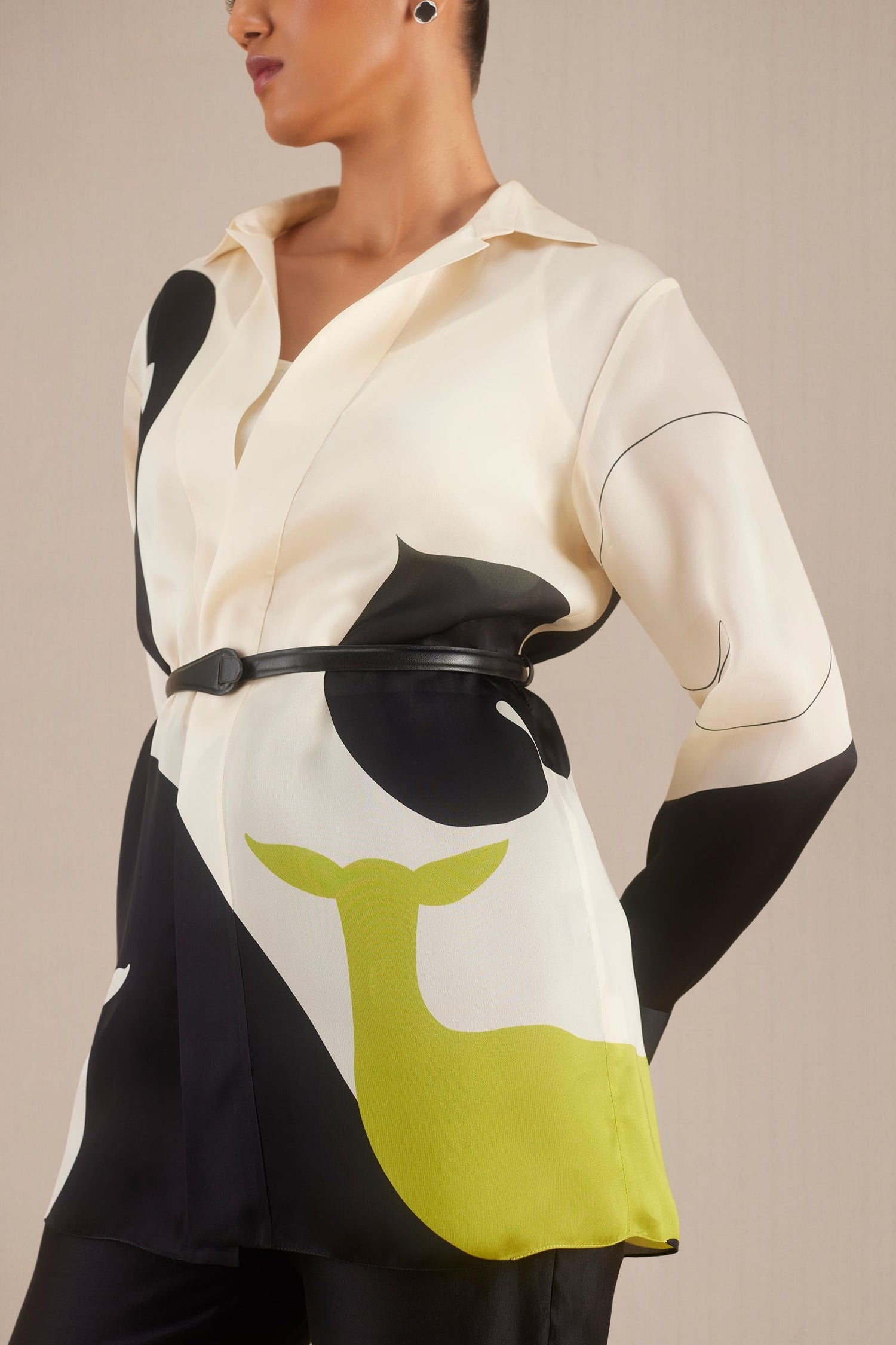 Yamna Shirt - Ivory 