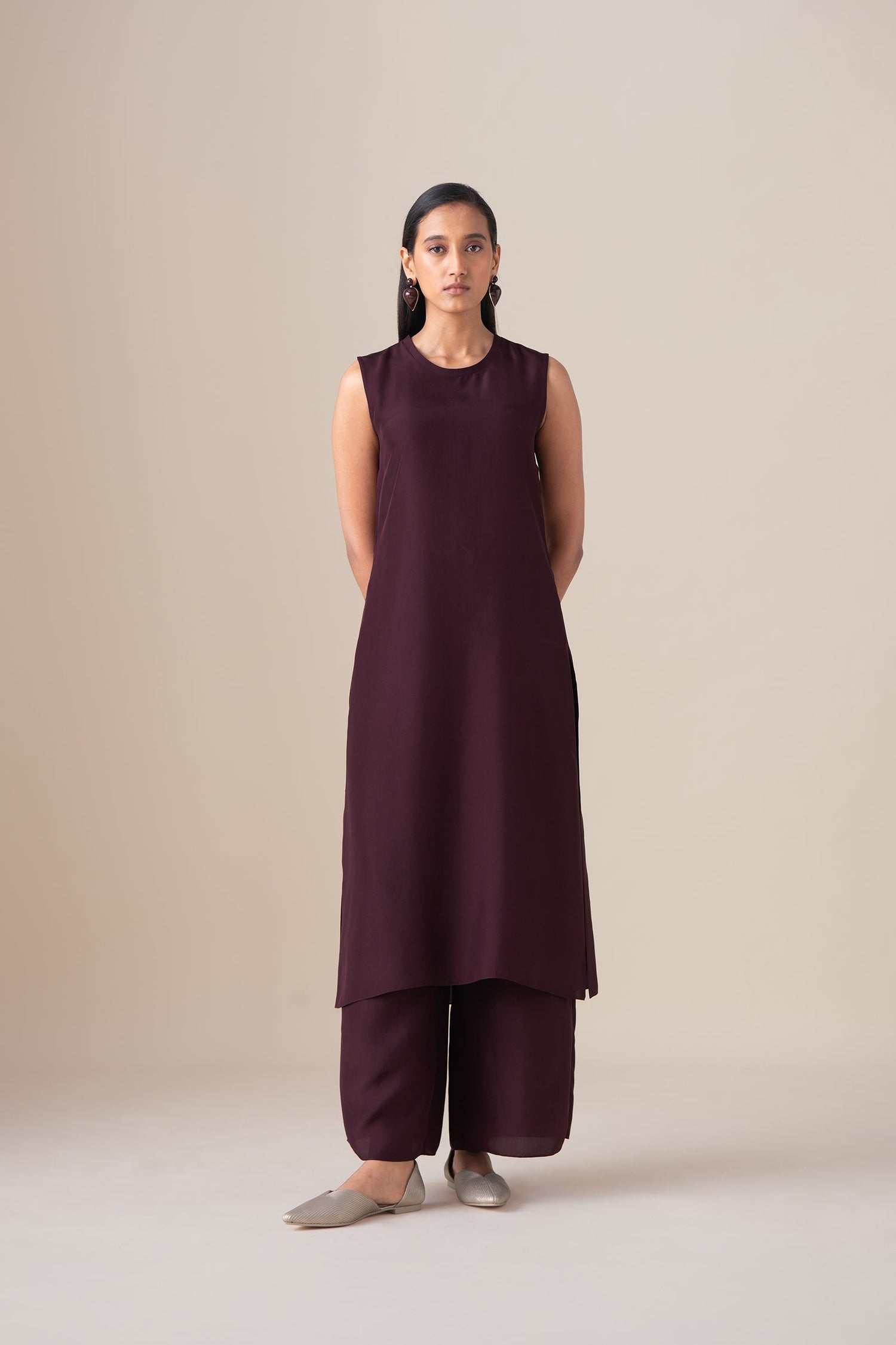  Habutai Mazira Inner & Pant – Red