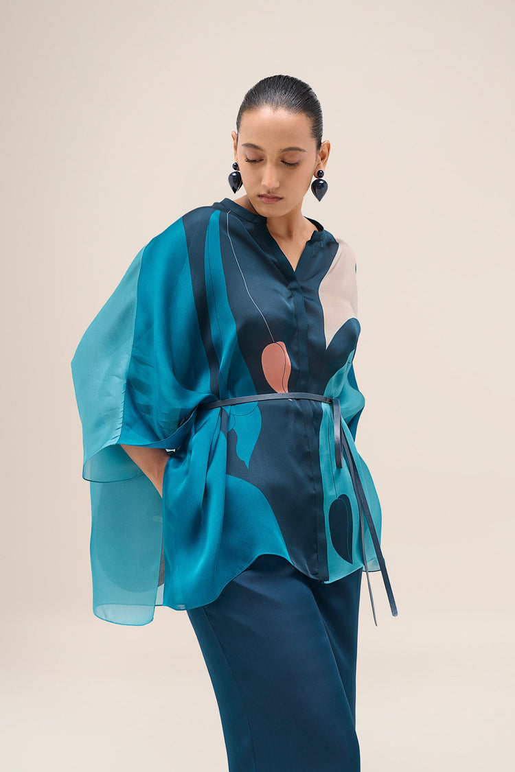 Miya Kaftan Shirt Set