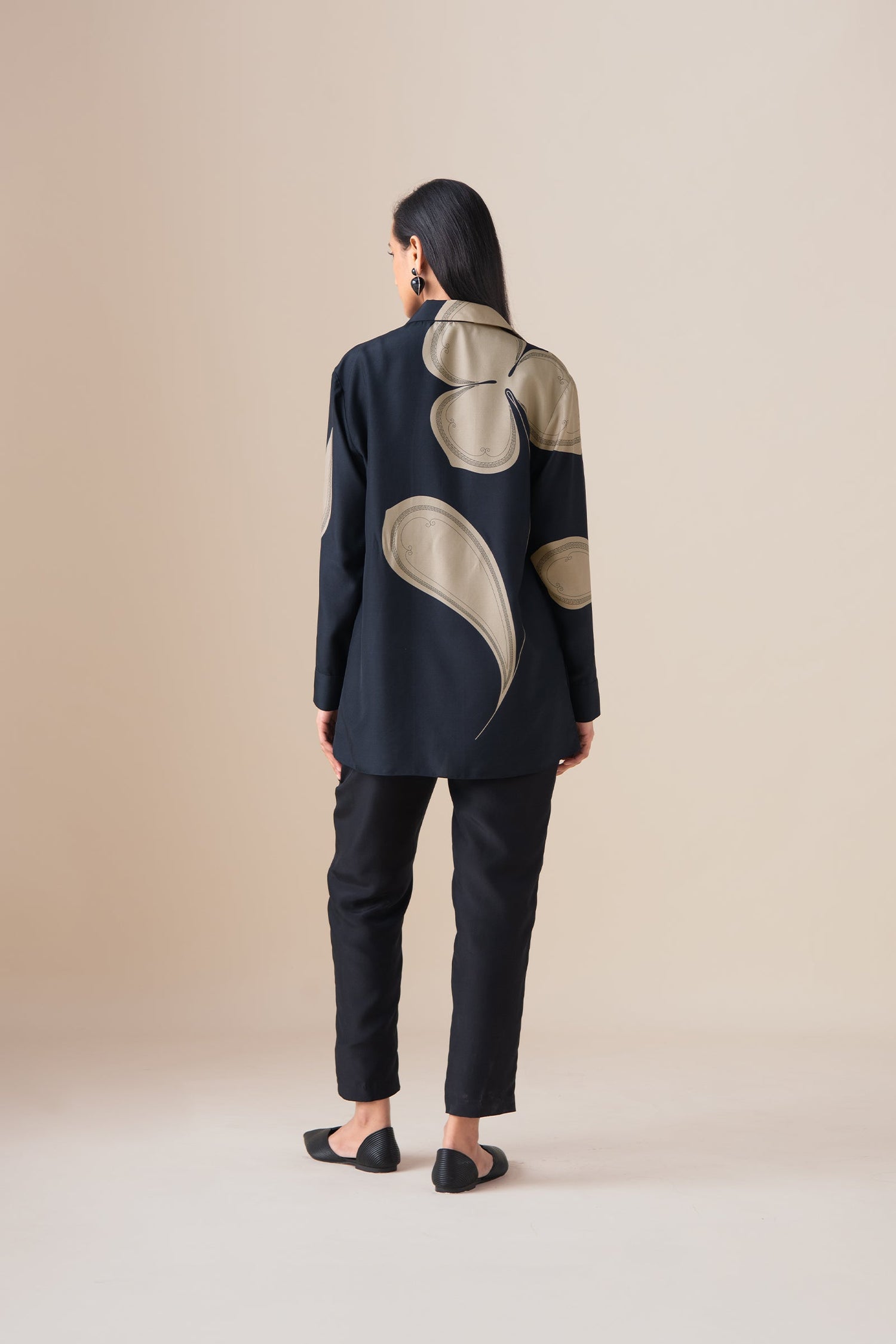  Habutai Sumi Pants – Black