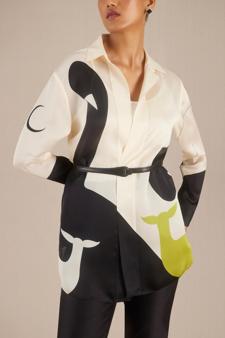 Yamna Shirt - Ivory