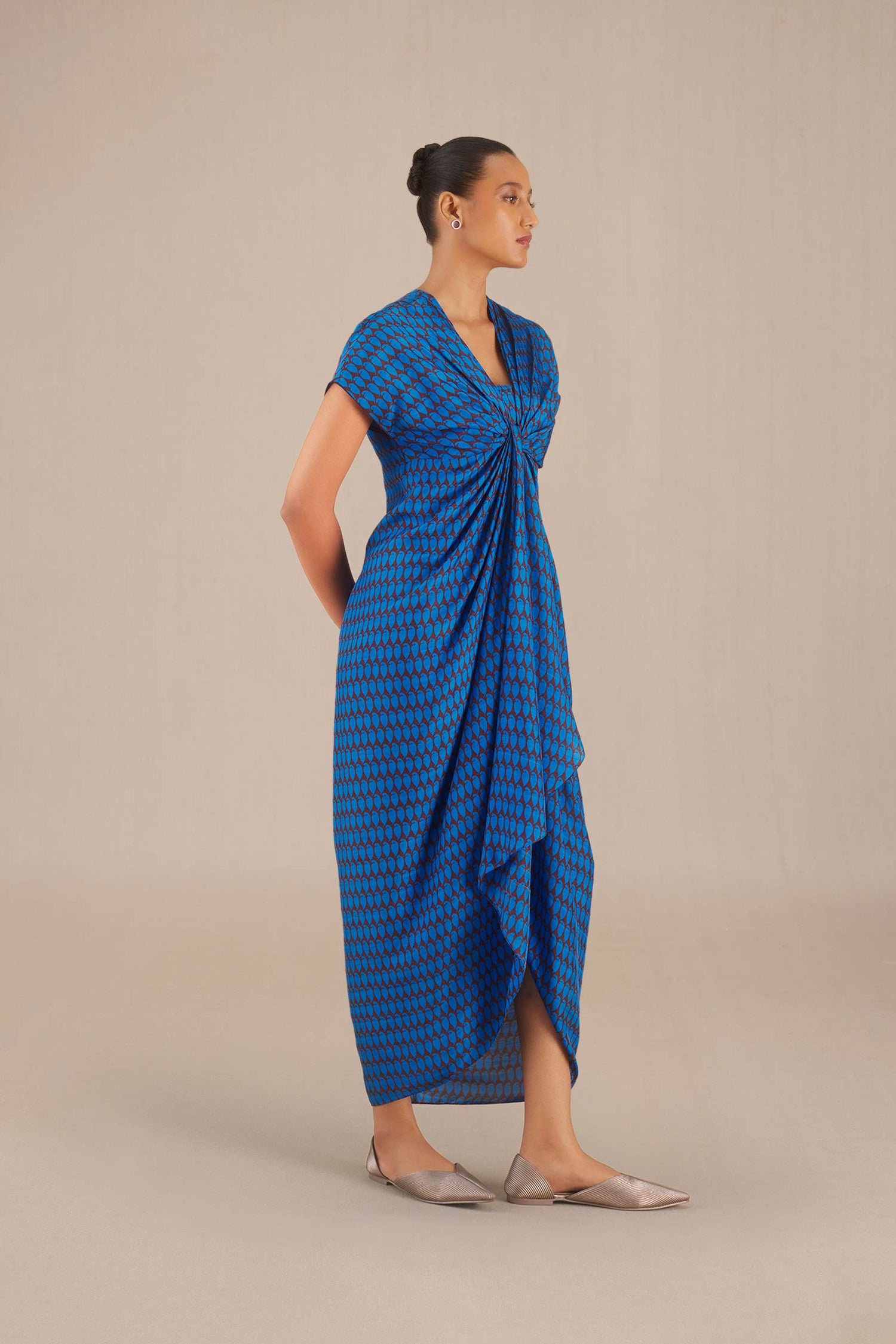 Diah Dress - Cobalt