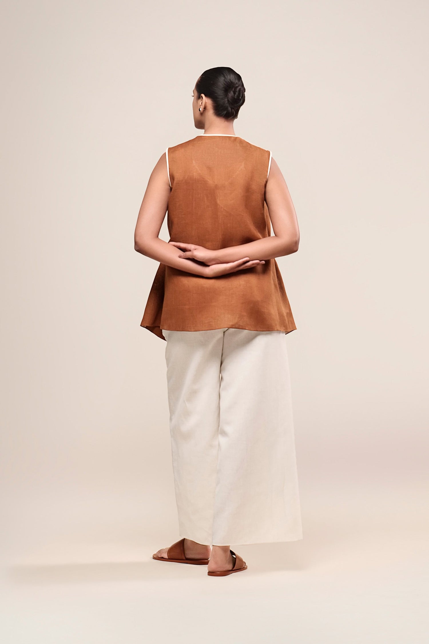  Linen Elmira Jacket – Beige