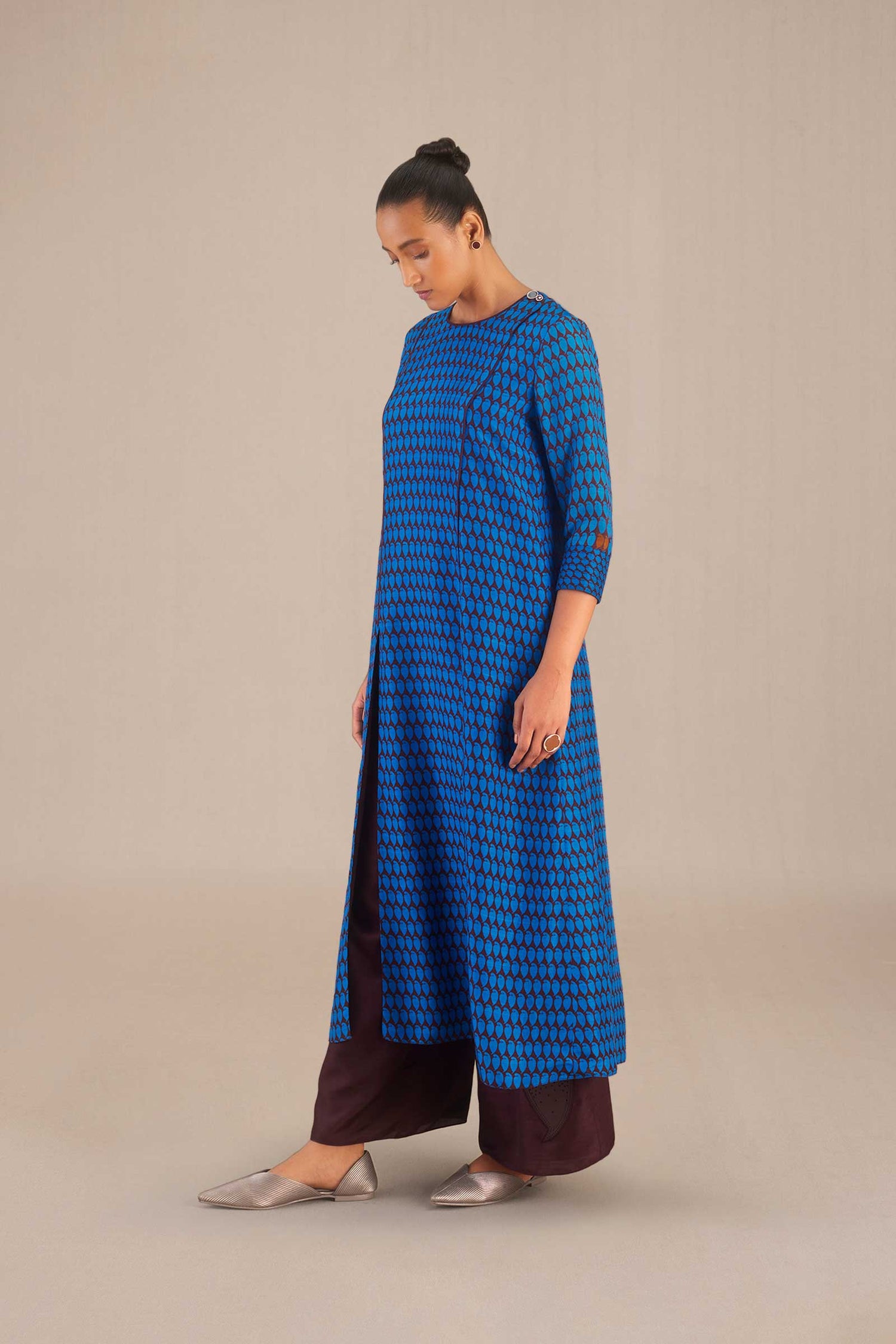 Rania Kurta Set - Cobalt