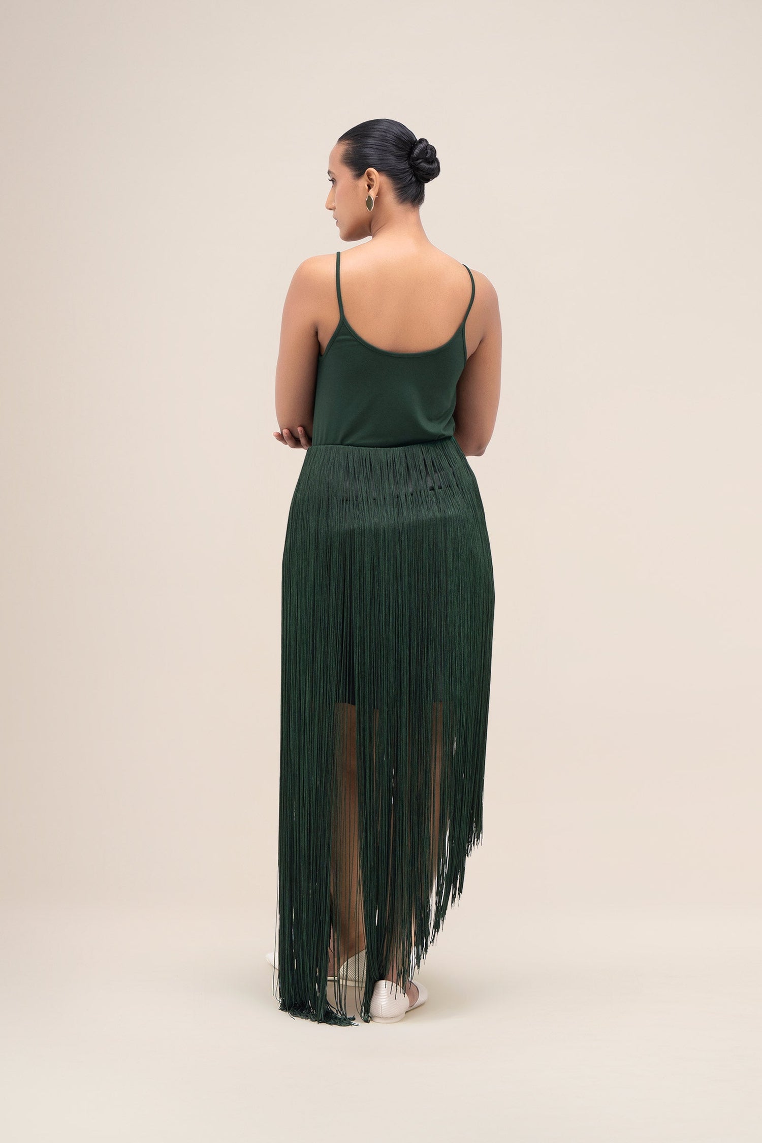  Cupro Hania Skirt – Green