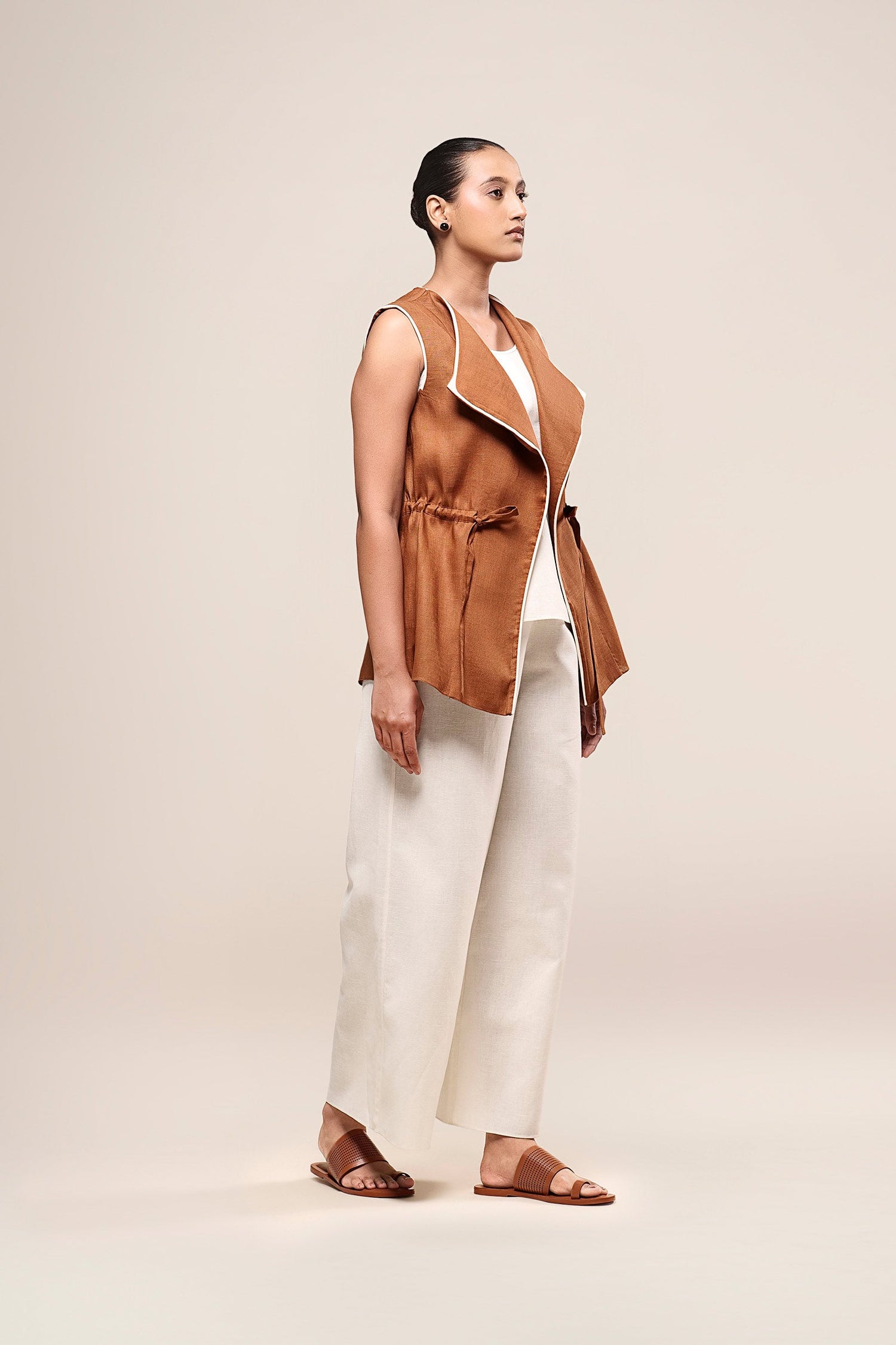  Linen Elmira Jacket – Beige