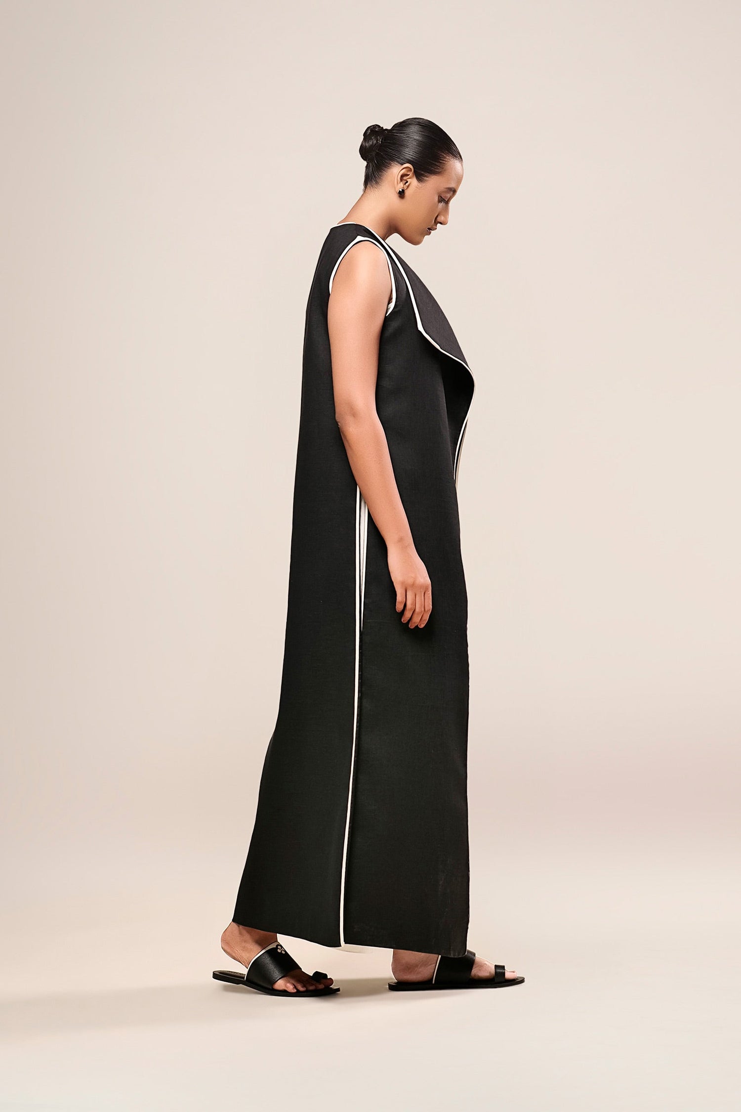  Linen Nuria Jacket – Black