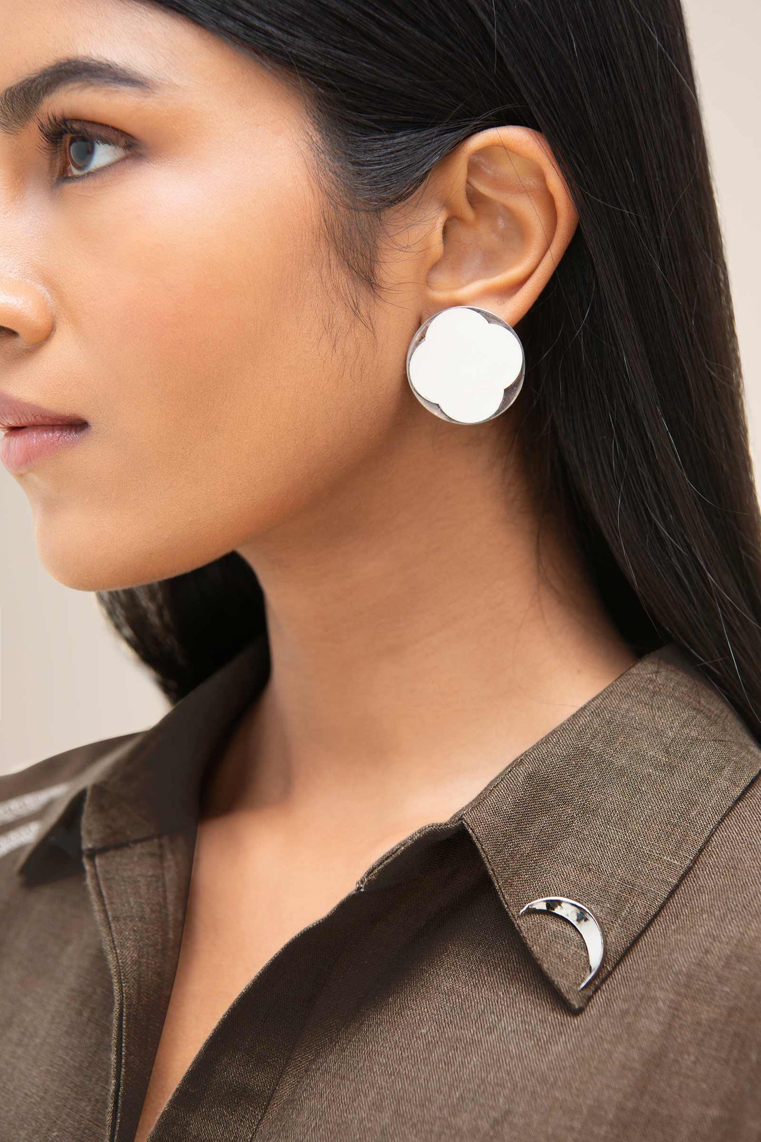  Linen Yuhina Tunic Set – Brown