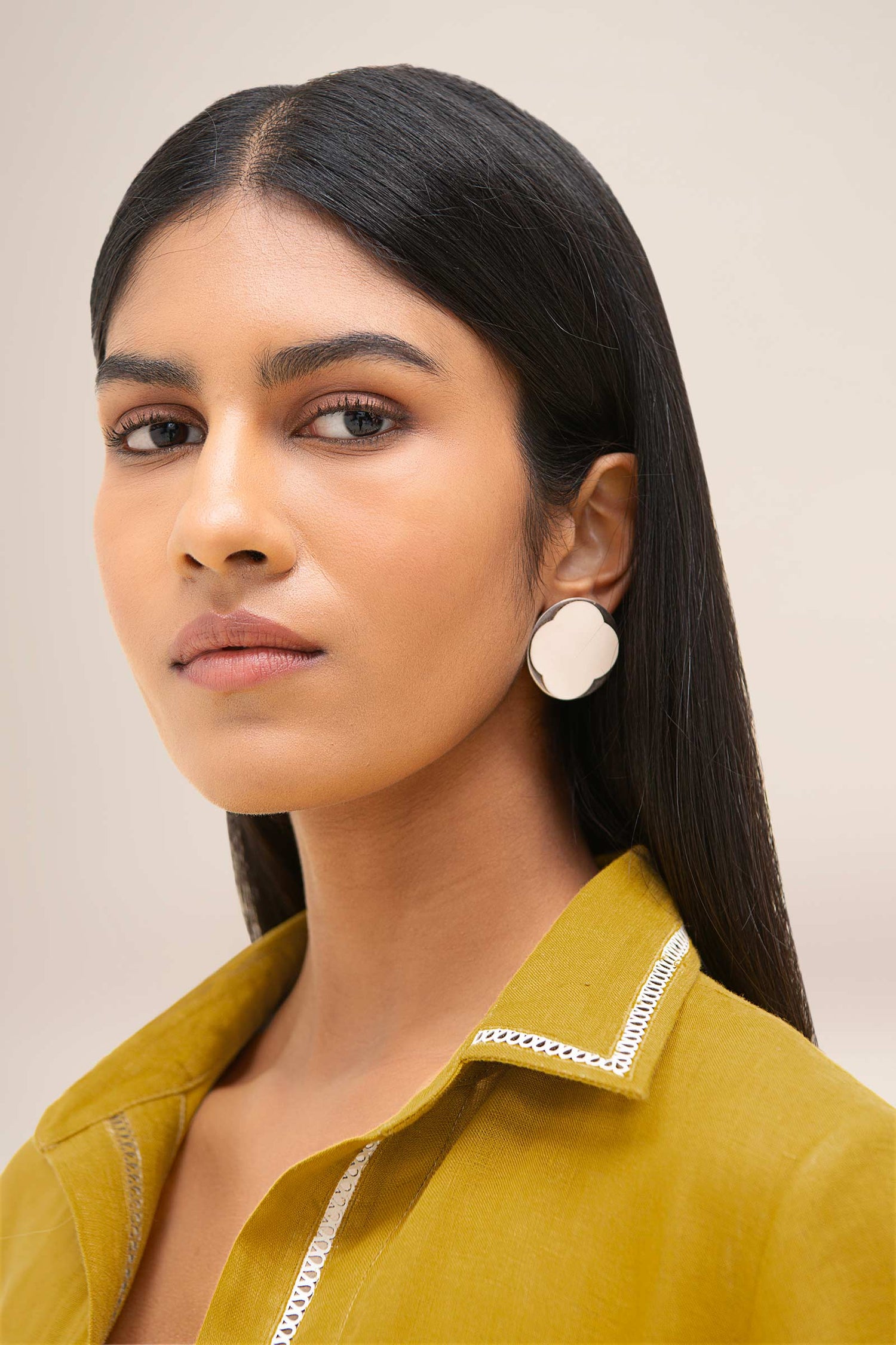  Linen Merula Tunic Set – Yellow