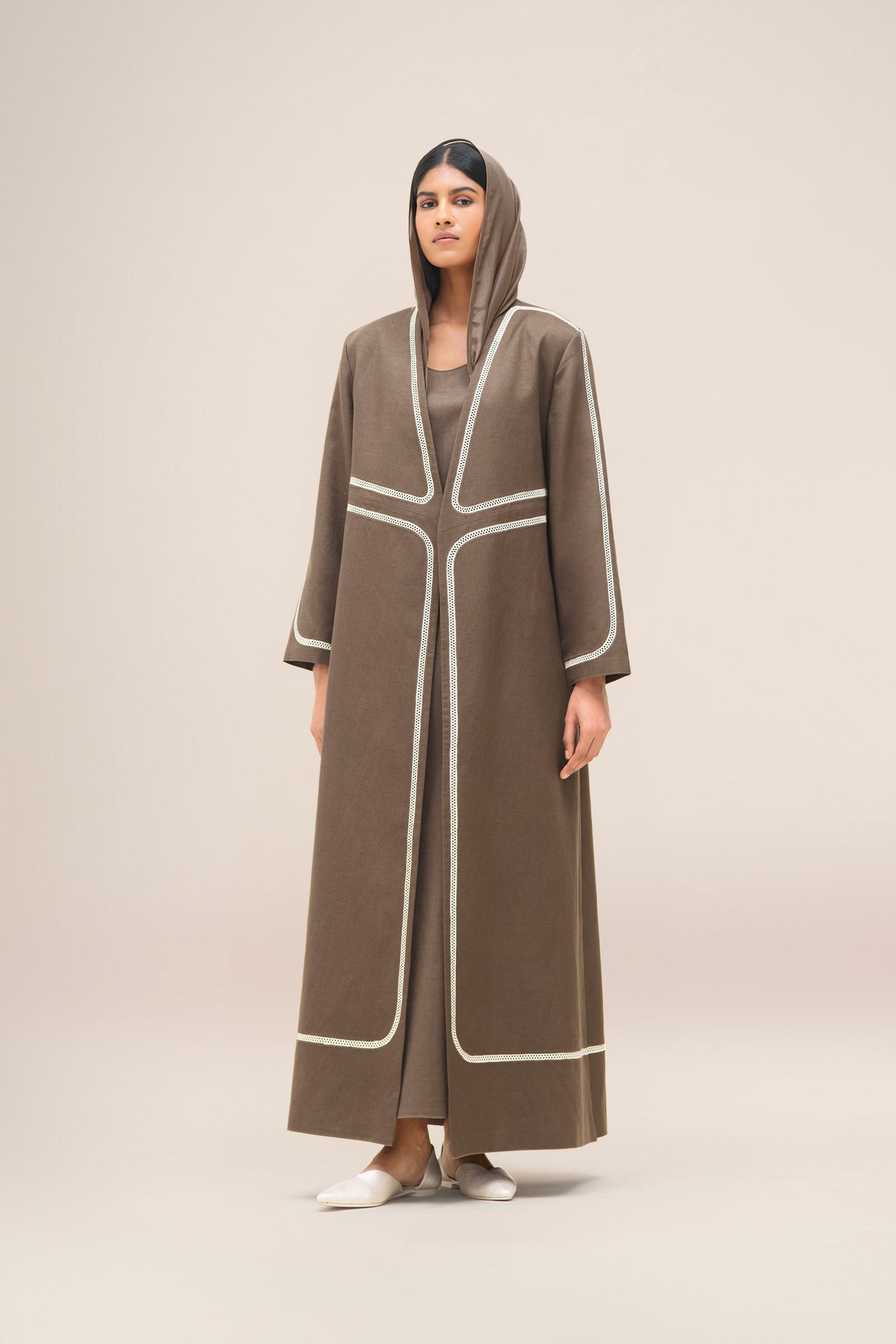  Silk Sultana Scarf – Brown