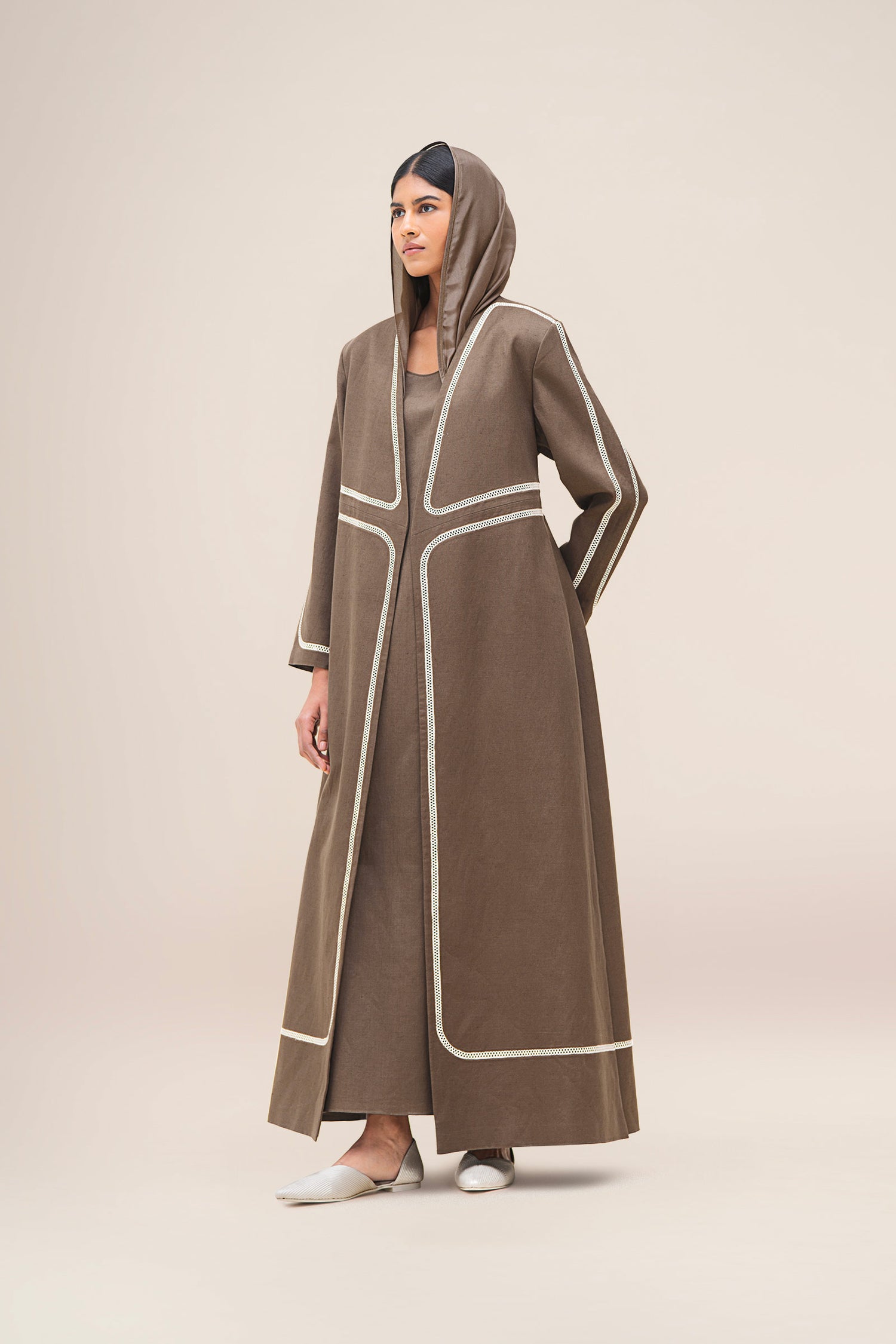  Silk Sultana Scarf – Brown