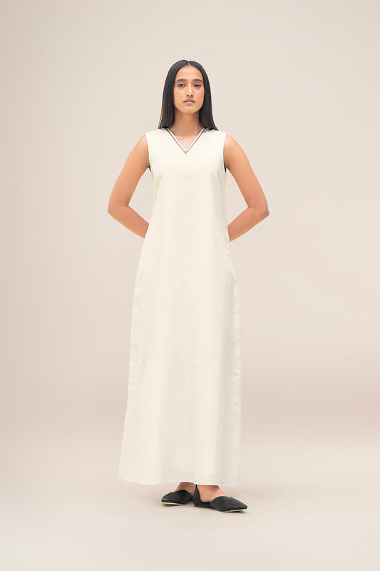 Linen Zenaida Abaya Set – Black