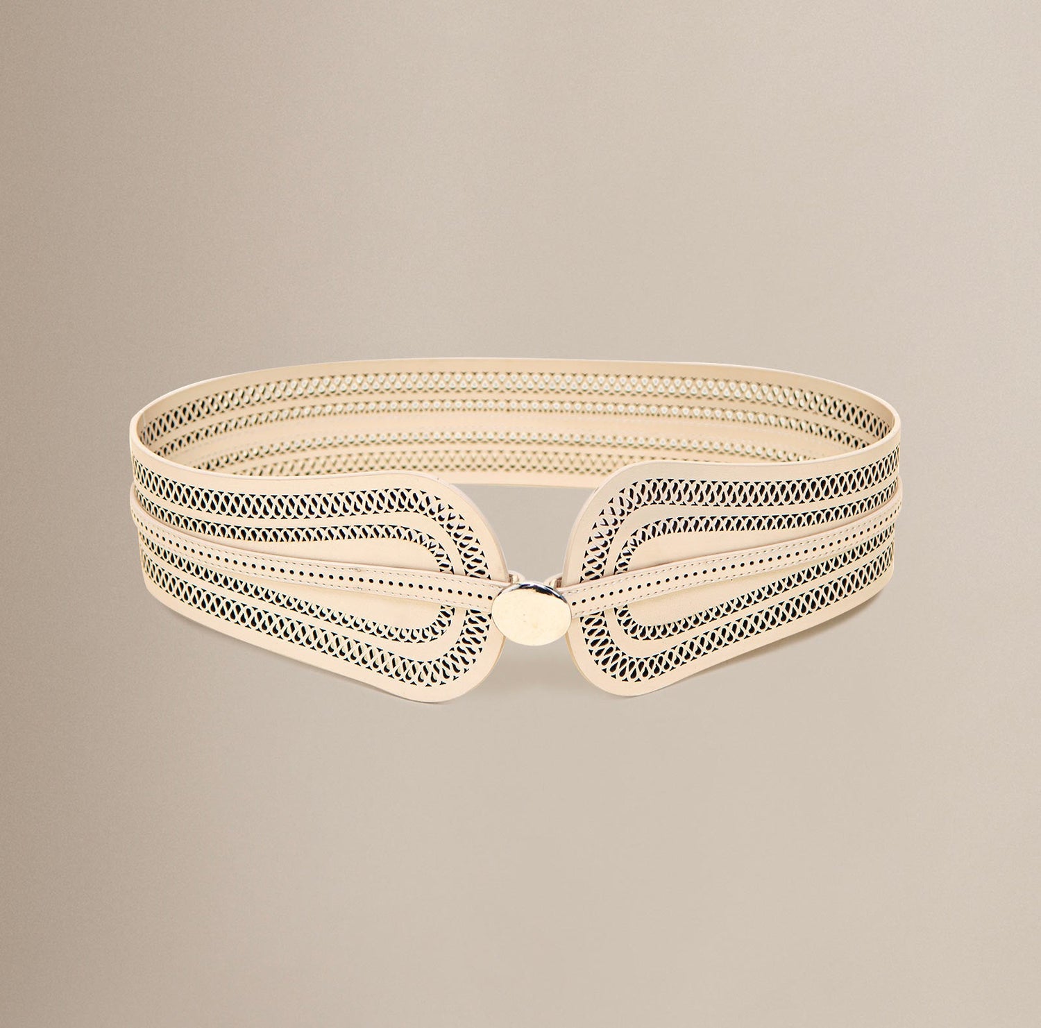  Faux Leather Baaz Belt – Metallics