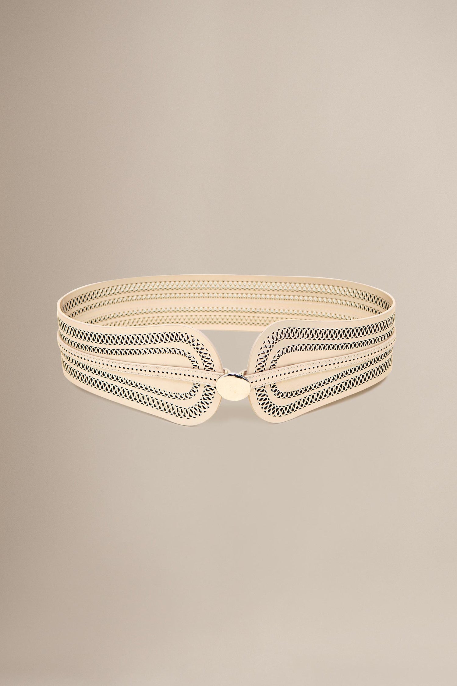  Faux Leather Baaz Belt – Metallics
