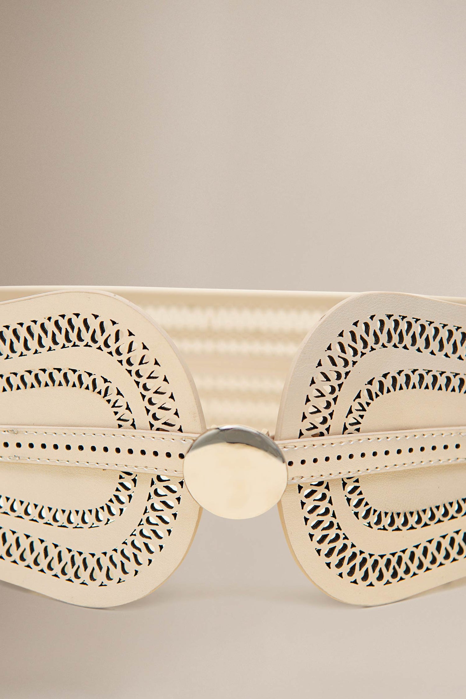  Faux Leather Baaz Belt – Metallics