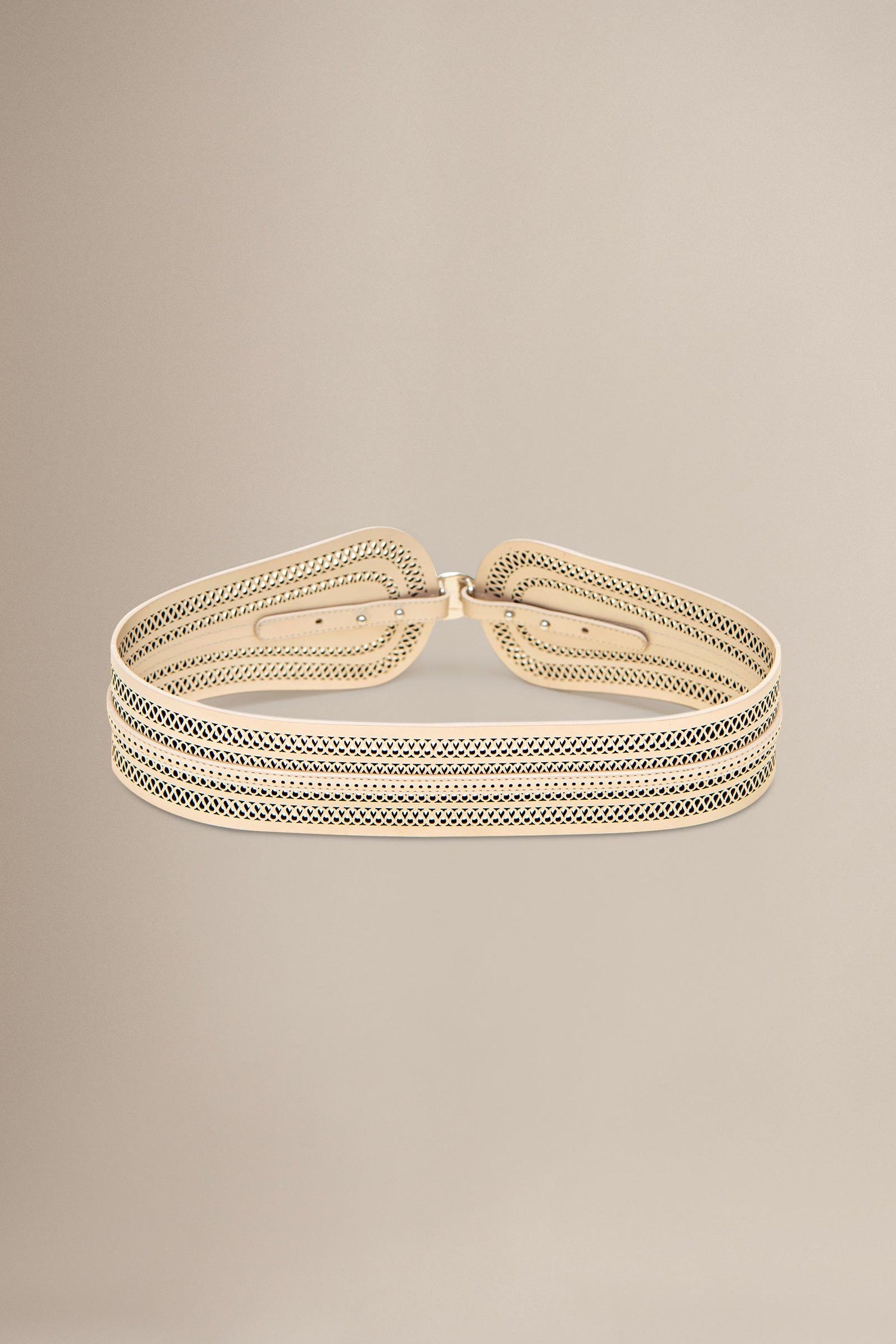  Faux Leather Baaz Belt – Metallics