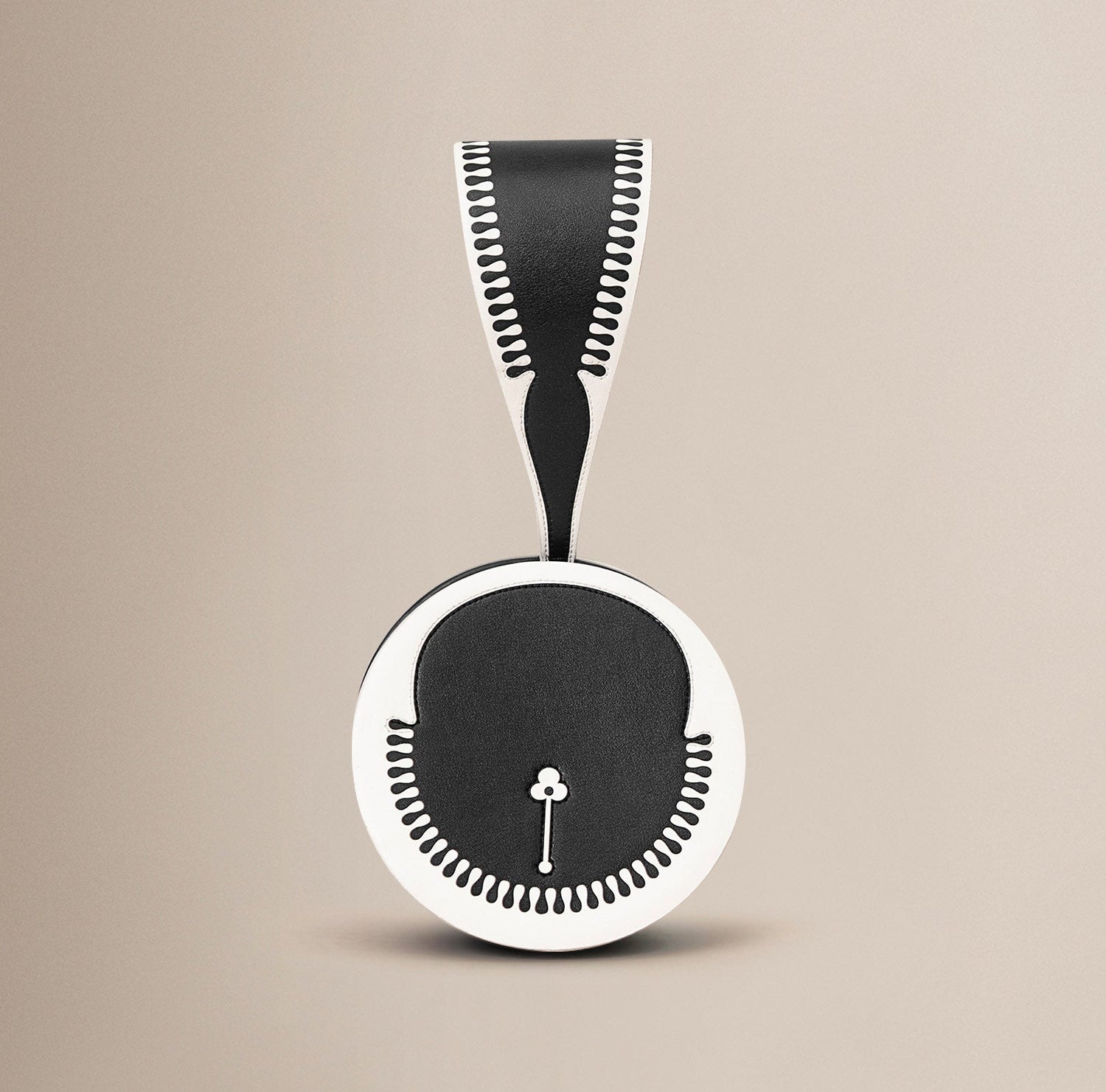  Faux Leather Aeri Wristlet – Black