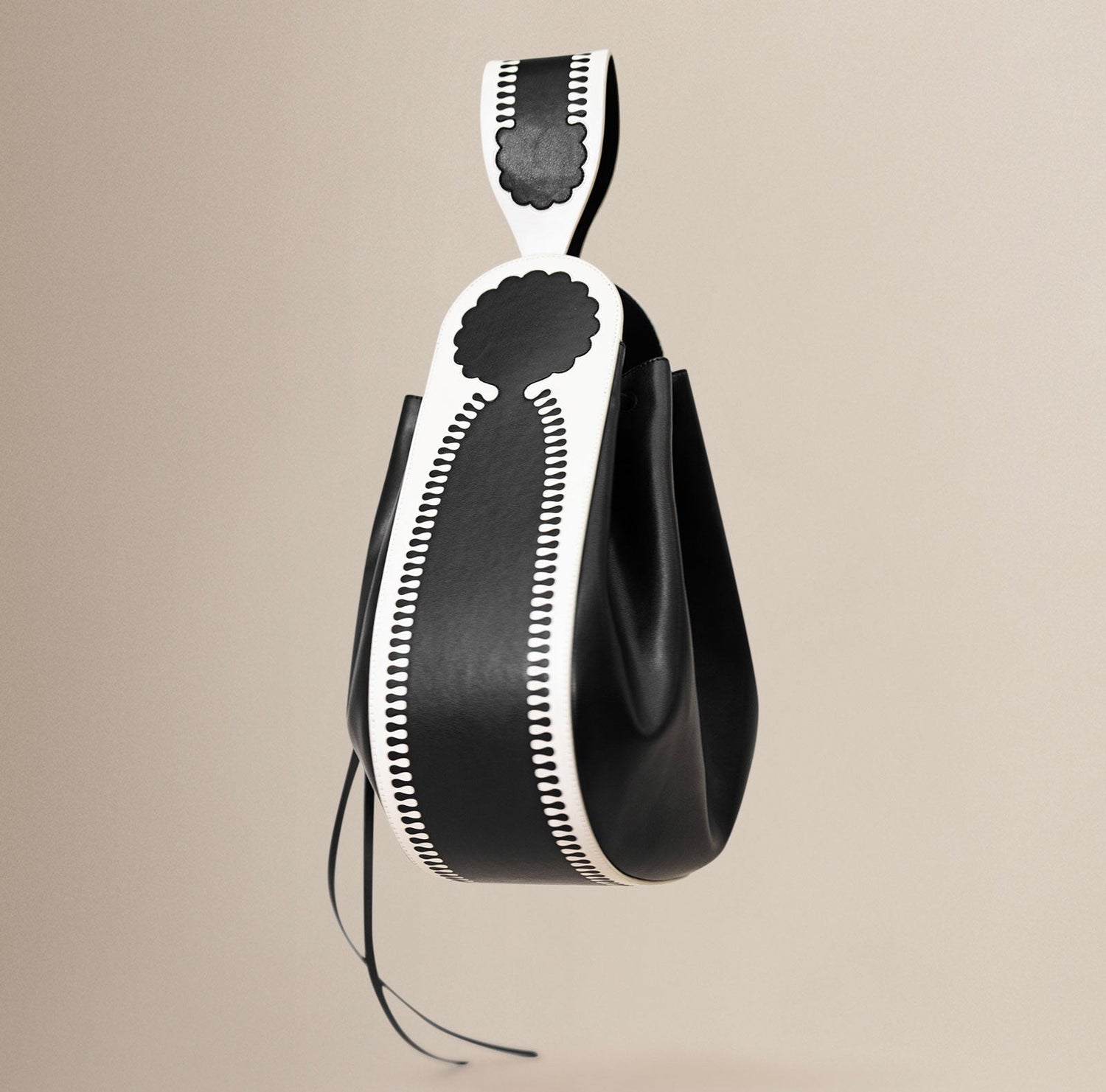  Faux Leather Celina Bag – Black