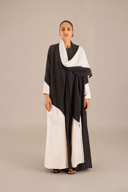 Silk Maleeha Abaya – Black