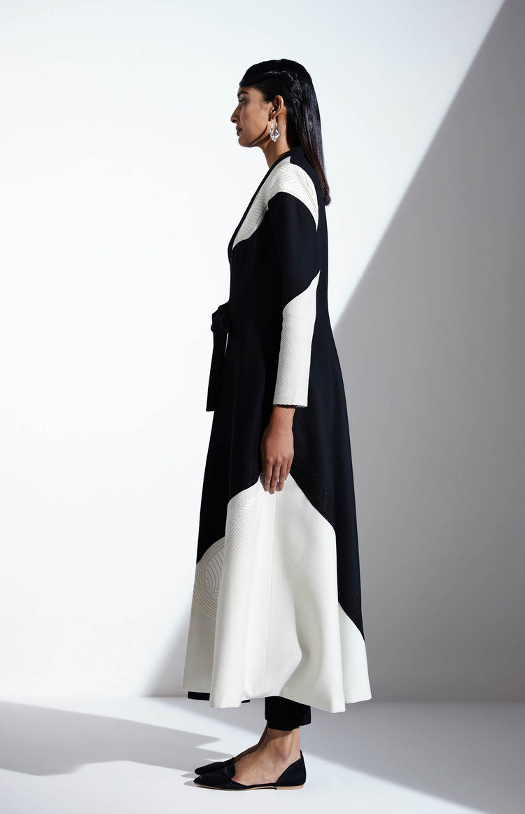 Cemille Midnight Black Jacket in Wool